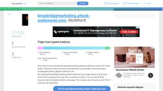 Access broadridgemarketing.attask-ondemand.com. Workfront