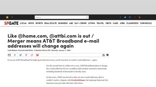 Like @home.com, @attbi.com is out / Merger means AT&T Broadband ...