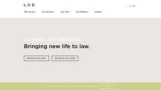 Flexible Legal Services from Lawyers On Demand | LOD