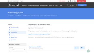 Login to your Attracta account - Knowledgebase - Dimofinf