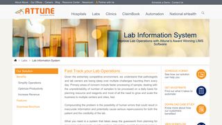 Lab Information System : LIMS Software for Pathology Labs : Attune