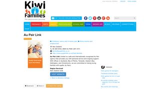 Au Pair Link Kiwi Families