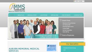 Auburn Memorial Medical Services - Where Our Patients Come First