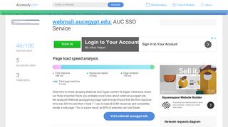 Access webmail.aucegypt.edu. AUC SSO Service
