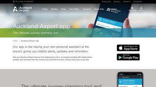 Auckland Airport app | Auckland Airport