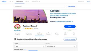 Working at Auckland Council: Employee Reviews about Pay ...