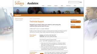 Audatex - Technical Support