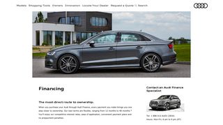 Financing Options > Financial Services > Audi Canada