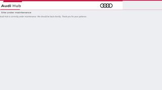 Audi Hub: Welcome