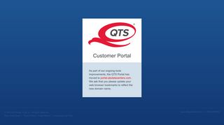 QTS Portal : Login