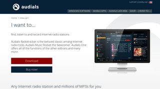 How can I listen to and record Internet radio stations - Audials