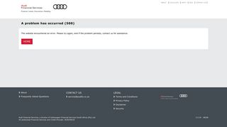 Audi Financial Services - Account Services - Volkswagen Financial ...