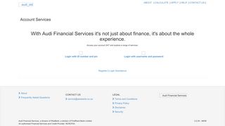 Audi Financial Services - Account Services - Volkswagen Financial ...