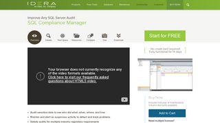 SQL Server Audit and Compliance Manager - Tool | IDERA