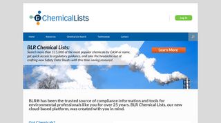 BLR Chemical Lists | Train, Report, Audit, Comply