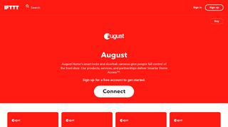 Do more with August - IFTTT