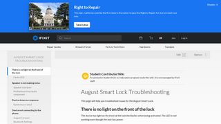 August Smart Lock Troubleshooting - iFixit