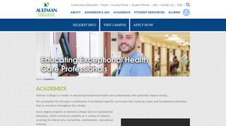 Nursing College Current Students | Resources for ... - Aultman College