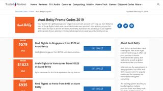 Aunt Betty Promo Codes, Coupons & Deals - January 2019