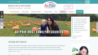 Au Pair Host Family Resources | Au Pair in America