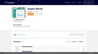aupair-world.net - Trustpilot
