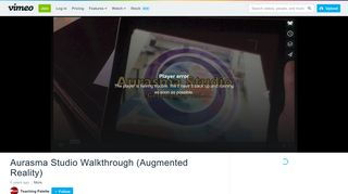 Aurasma Studio Walkthrough (Augmented Reality) on Vimeo