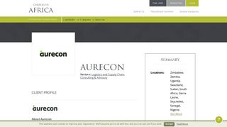 Aurecon - Careers in Africa