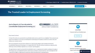 Aurico Reports, LLC has rebranded to CareerBuilder Employment ...