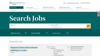 Jobs | Aurora Health Care Careers