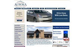 Welcome to Aurora Federal Credit Union