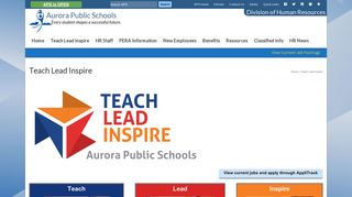 Work for APS - Aurora Public Schools