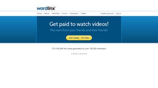 WordLinx - Get paid to share links!
