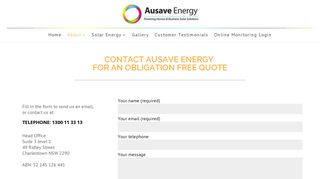 Contact Ausave Energy - Ausave Energy
