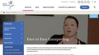 Deaf Services Queensland - Interpreting (Auslan Connections)