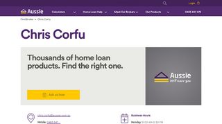 Chris Corfu - Mortgage Broker - Aussie Home Loans