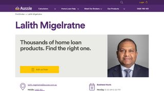 Lalith Migelratne - Mortgage Broker - Aussie Home Loans