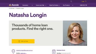 Natasha Longin - Mortgage Broker - Aussie Home Loans