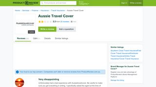 Aussie Travel Cover Reviews - ProductReview.com.au