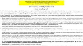 Enroll in Online Banking - Austin Bank