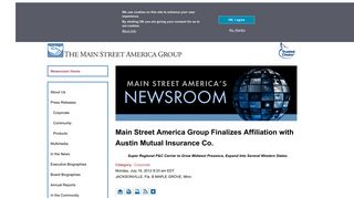 Main Street America Group Finalizes Affiliation with Austin Mutual ...