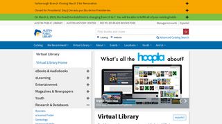 Virtual Library | Austin Public Library