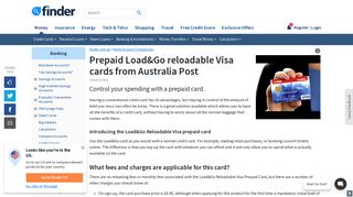Prepaid Load&Go Reloadable Visa Cards from Australia Post Review