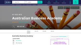 Australian Business Academy in Canberra, ACT, Adult Education ...