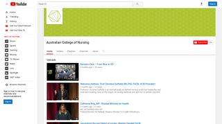 Australian College of Nursing - YouTube