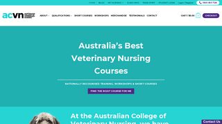 Australian College of Veterinary Nursing: Veterinary Nursing Courses