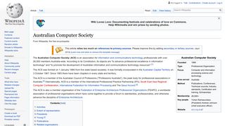 Australian Computer Society - Wikipedia