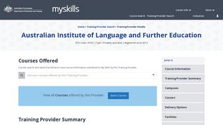 Australian Institute of Language and Further Education - 41041 ...