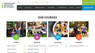 Australian Institute of Fitness: Personal Training Courses, Fitness ...