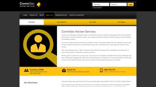CommSec Adviser Services | About Us