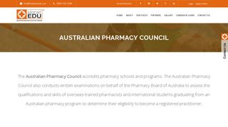 Australian Pharmacy Council - Planet EDU